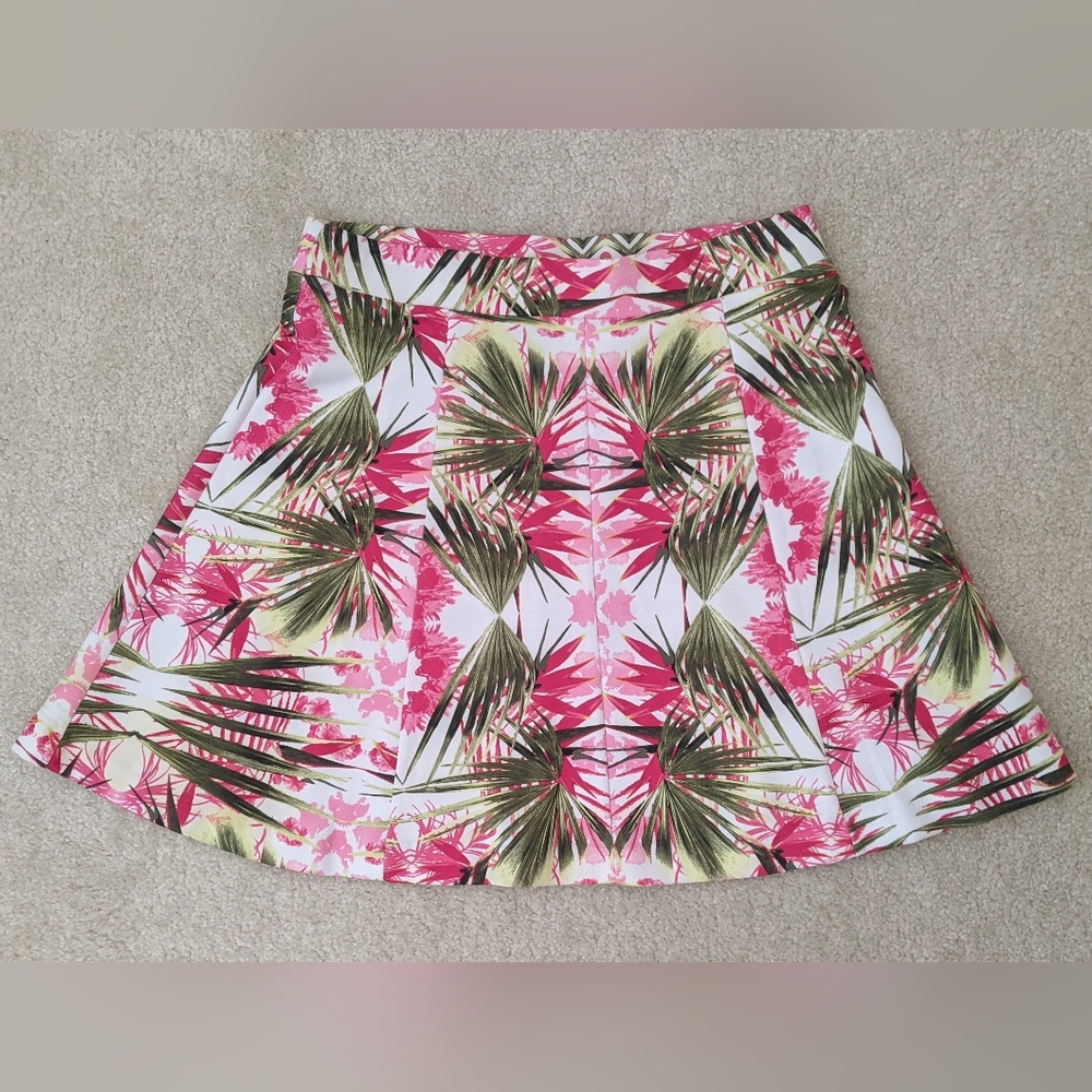 INC floral design skirt medium